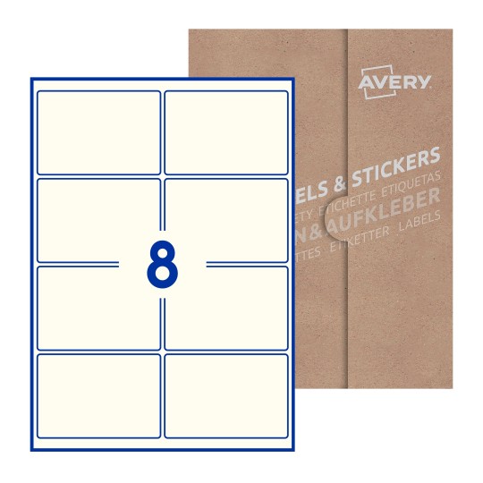 Rectangle Labels - 99 x 68mm Rectangle, Avery Blank Labels