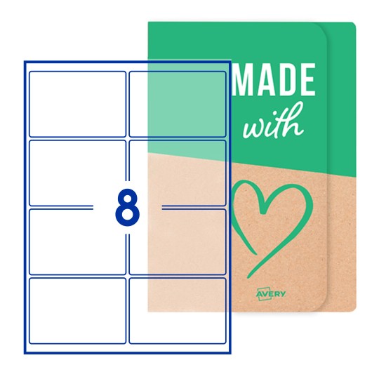 Rectangle Labels - 99 x 68mm Rectangle, Avery Blank Labels