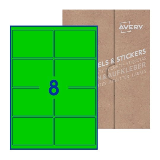 Rectangle Labels - 99 x 68mm Rectangle, Avery Blank Labels