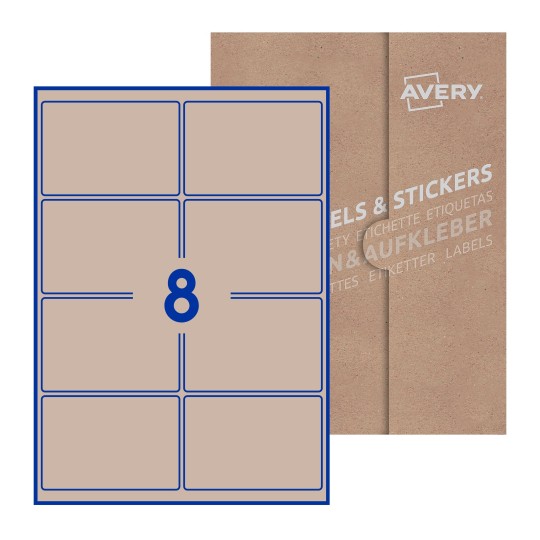 Rectangle Labels - 99 x 68mm Rectangle, Avery Blank Labels