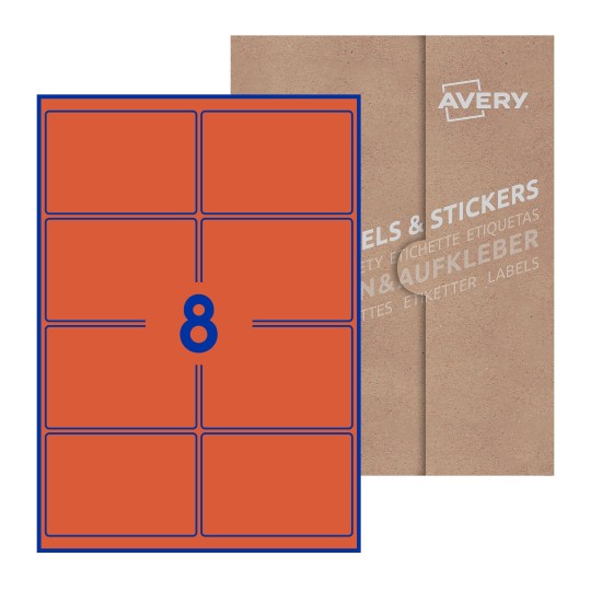 Rectangle Labels - 99 x 68mm Rectangle, Avery Blank Labels