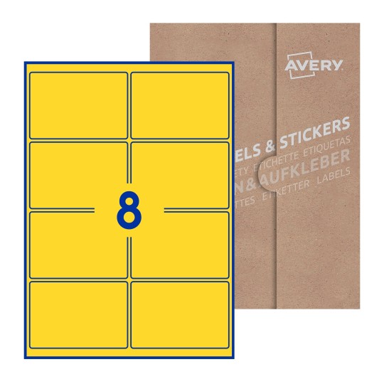 Rectangle Labels - 99 x 68mm Rectangle, Avery Blank Labels