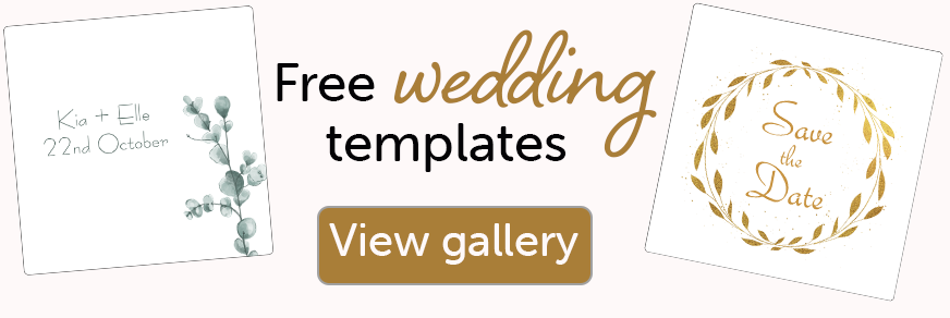 Avery wedding template gallery