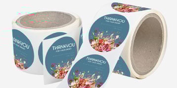 Professional Roll Labels and Stickers