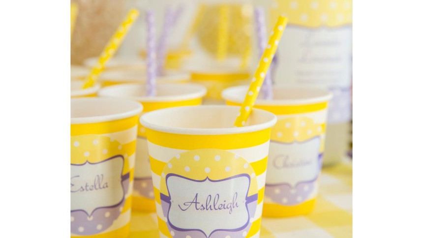 Party stickers using Design and Print