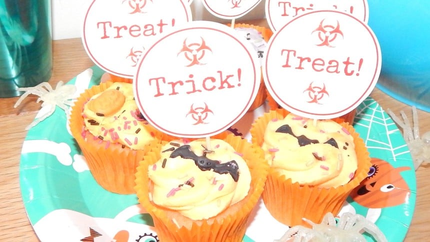 Party stickers using Design and Print