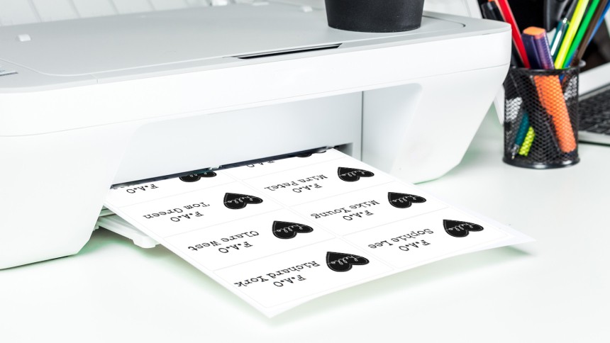 Avery labels in Printer