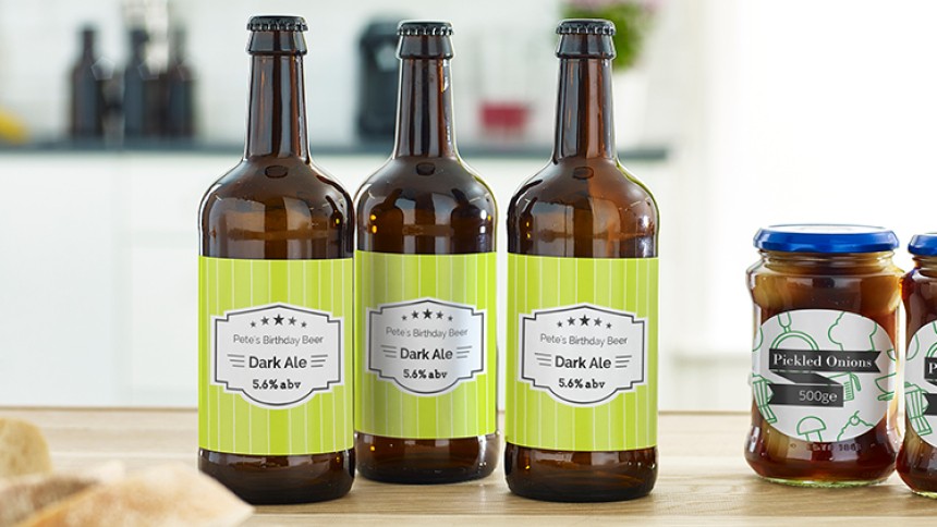 bottle labels avery