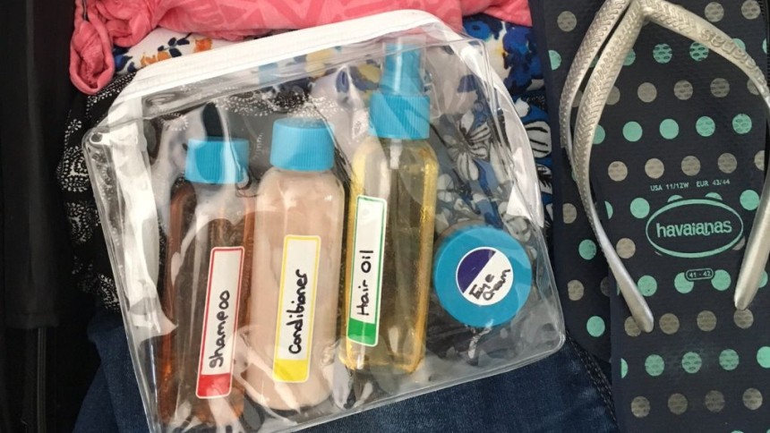 summer holidays suitcase