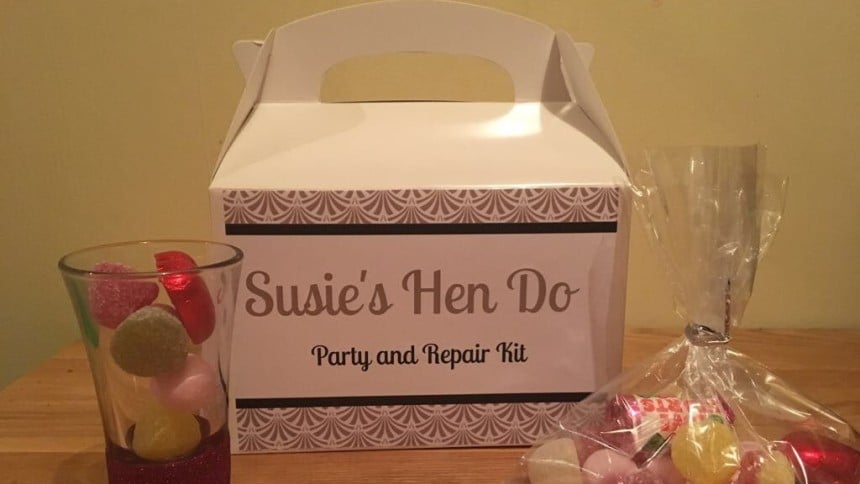 hen party hangover kit