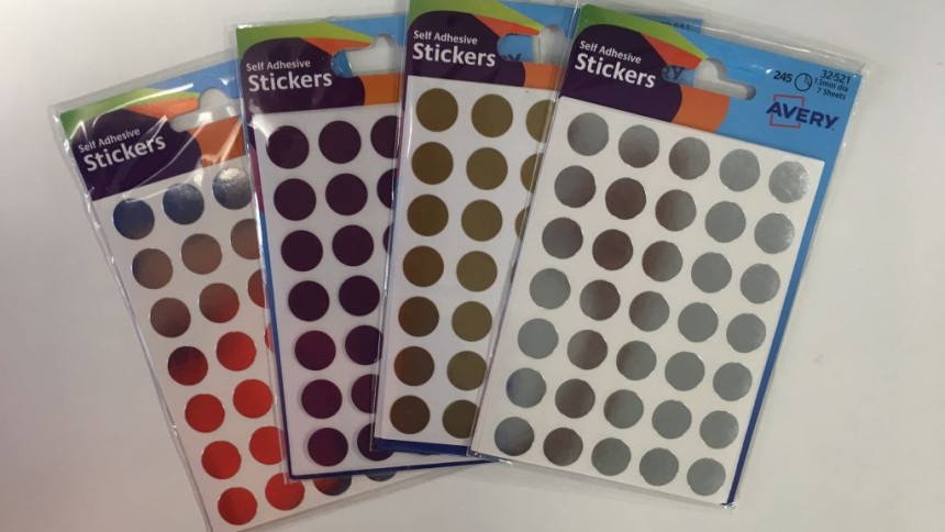 Avery small pack stickers