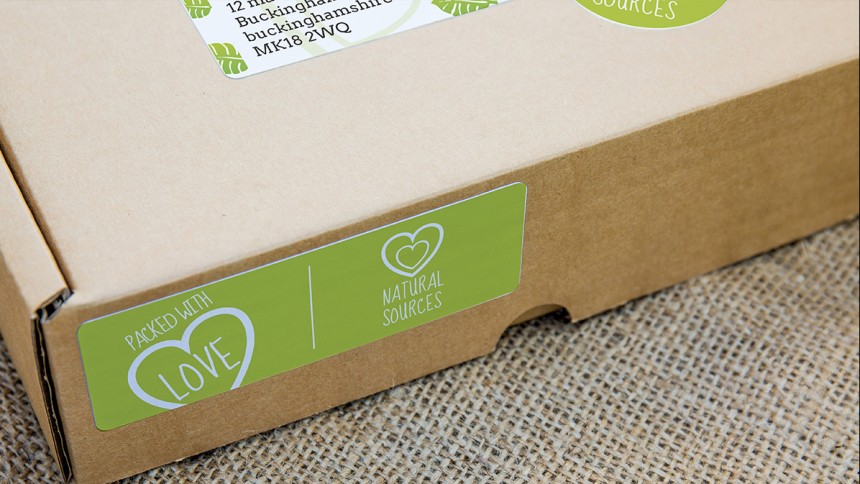 add a special message to your packaging