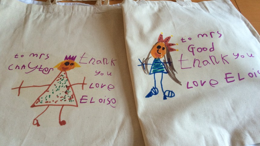 Avery Fabric Transfers make great gifts for teachers
