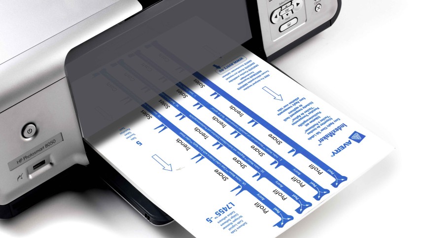 Print your IndexMaker tabs with Avery Design & Print