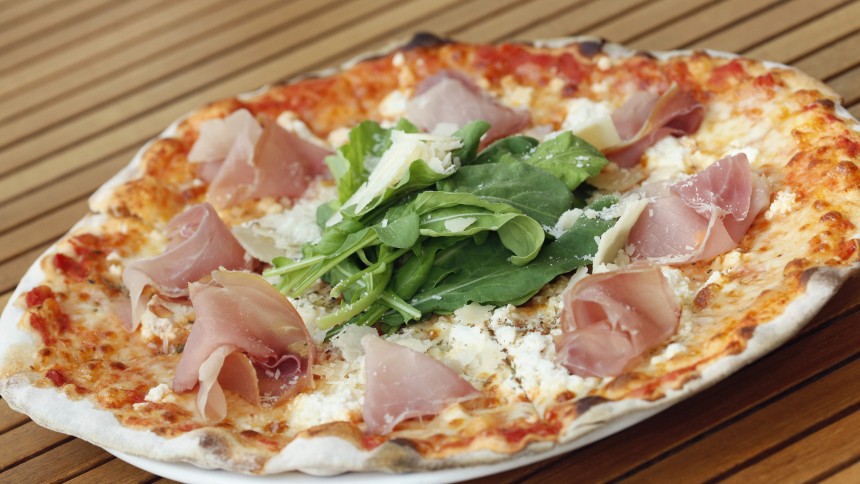 Parma ham Pizza