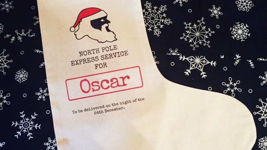 Personalise Santa's sacks and Stockings with Avery Fabric transfers