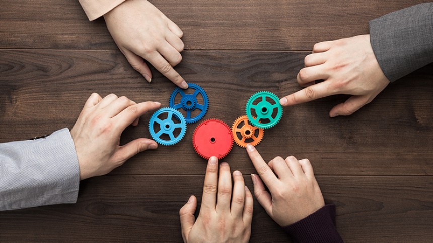 Promo Ecom Teamwork Concept