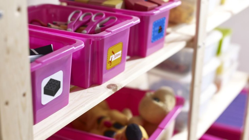Storage box labels