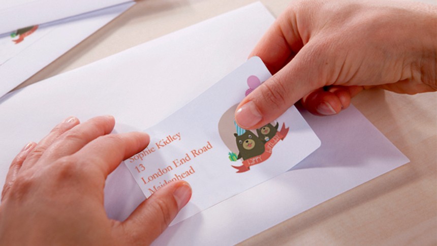Birthday labels