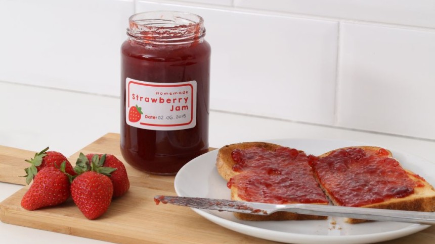 Avery Strawberry Jam Labels