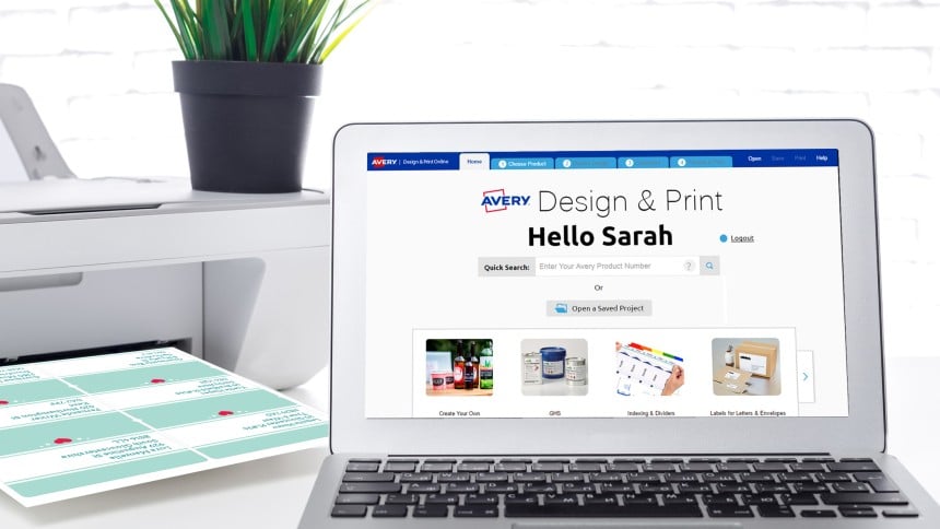 Avery Design & Print Online Template Software