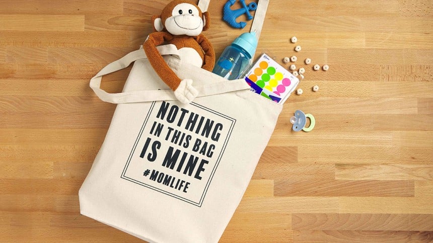 Use Avery Fabric Transfers to personalise bags