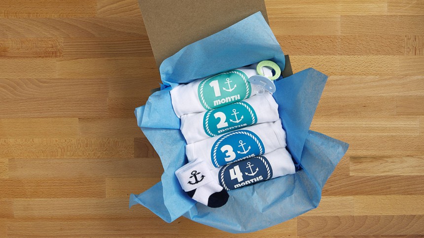 Use Avery Fabric Transfer to customise baby grows