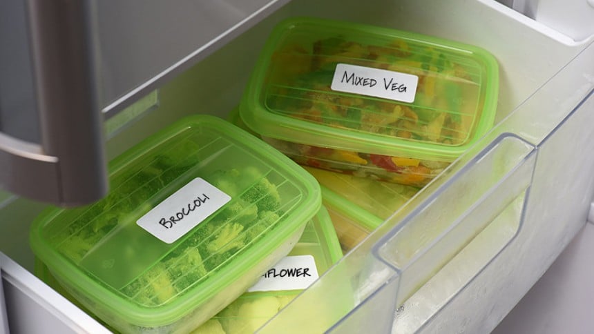 Family freezer labels