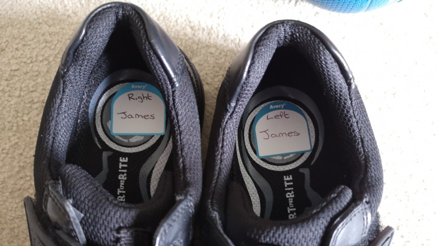 Avery Shoe Labels