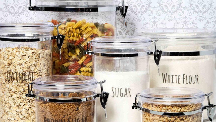Avery Clear Labels look great on Glass Jars