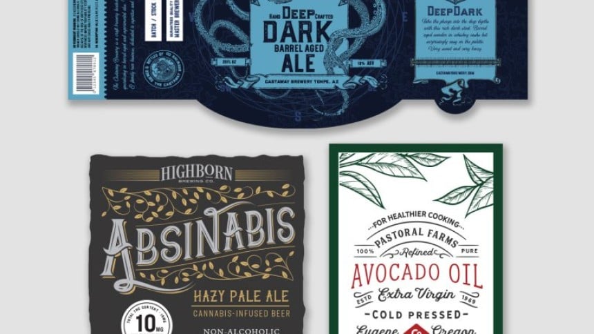 Different fonts on Avery Labels