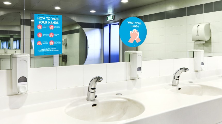 Avery Hand Washing Signs COVID-19 Coronavirus