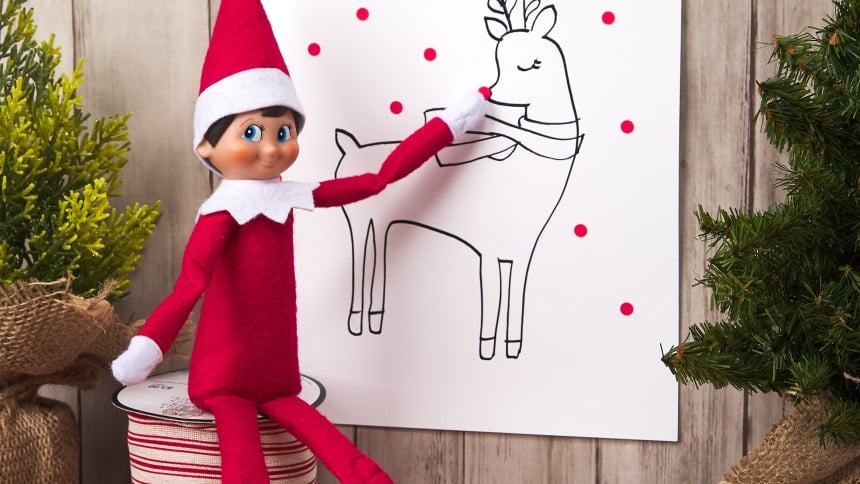 christmas 2020_elf on the shelf_red dot stickers