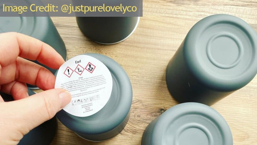 @justpurelovelyco use Avery to make their CLP labels