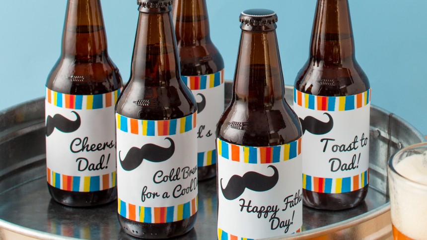 fathers day_beer bottle labels_avery bottle labels