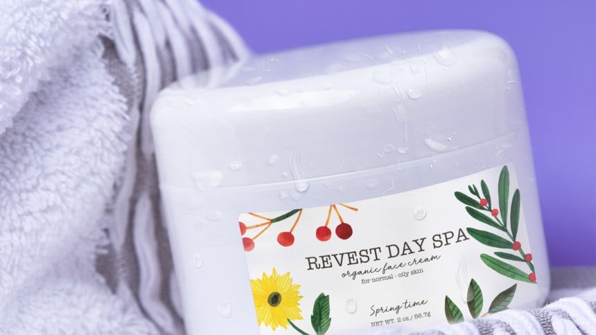 Avery Blank Waterproof Labels for Cosmetic and Beauty Products