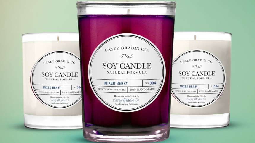 Avery Blank Candle Labels