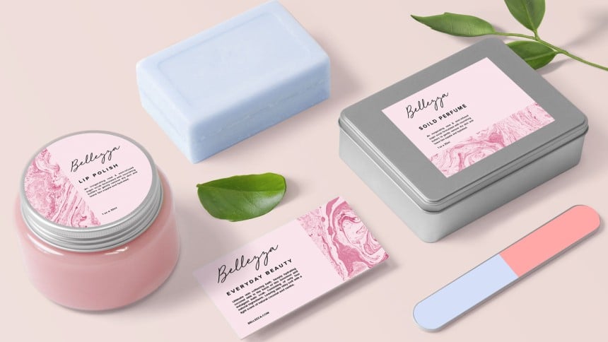 Avery Blank Cosmetic and Beauty Labels