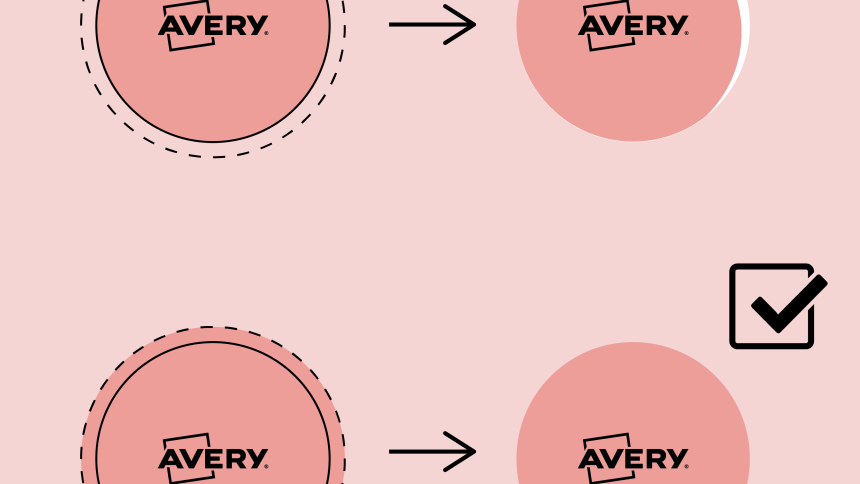 Explanation of bleed in label printing