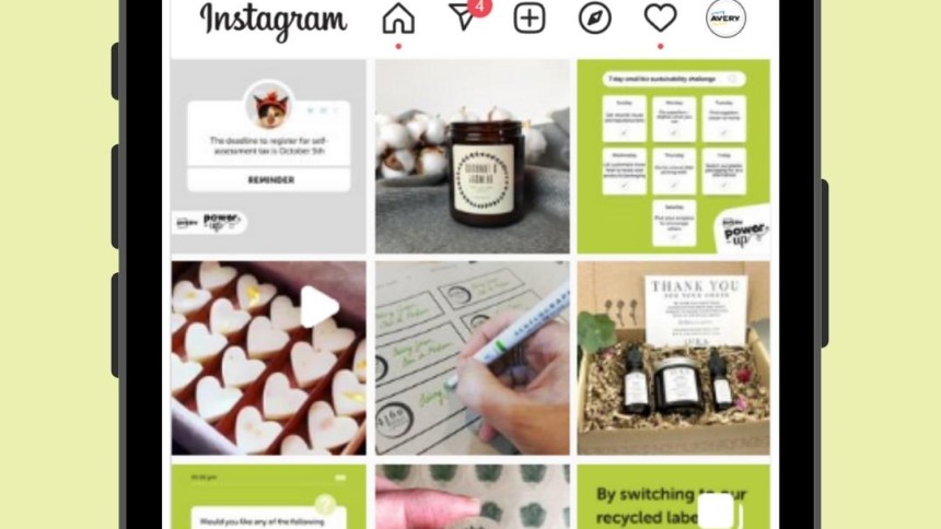 Instagram Green Month Averyweprintuk