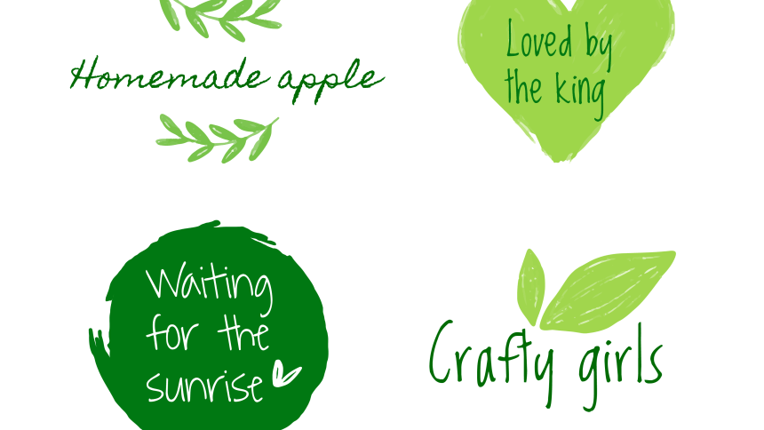 Choosing fonts for design and branding- Hand Written