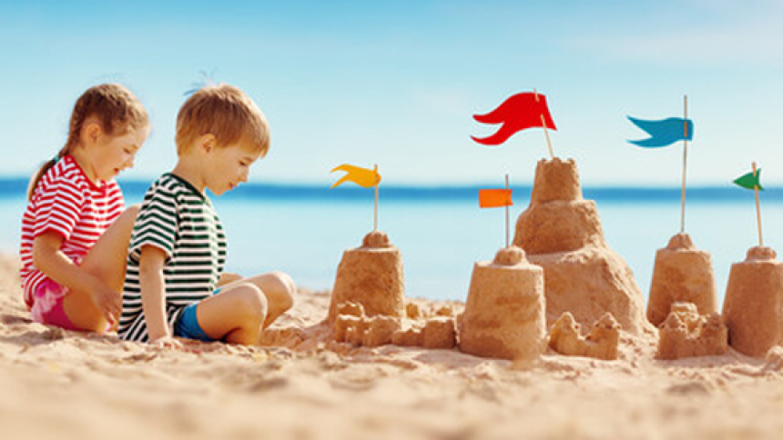 Beach activities banner
