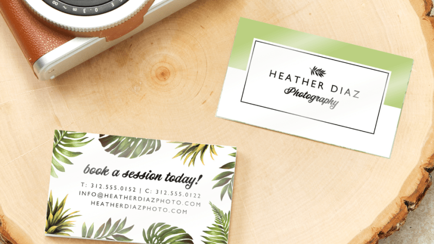 Business Cards - business card config wood
