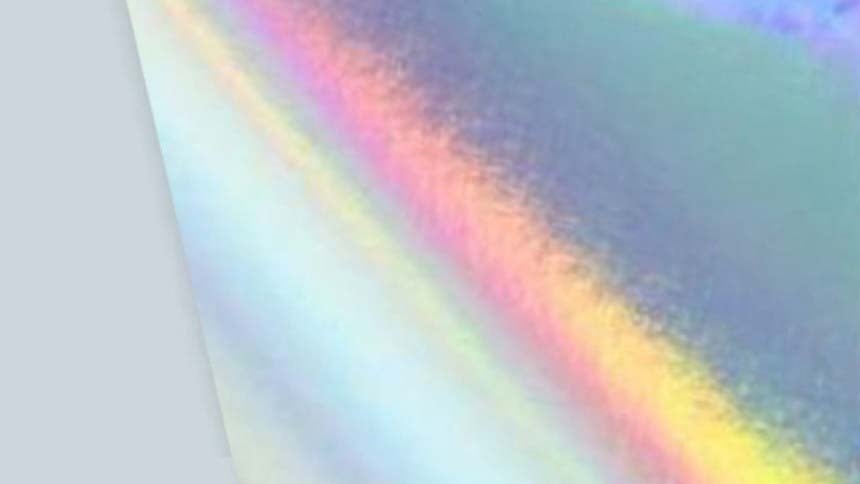 holographic plastic label material comparison