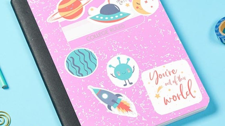 Social fun stickers for books