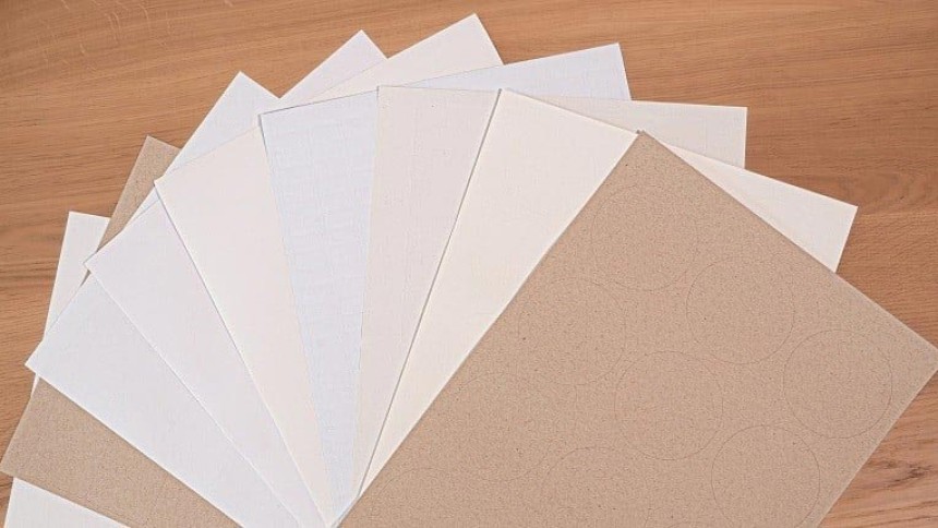 blank label materials fan