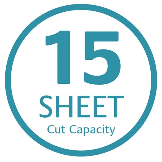 15 sheet cut capacity