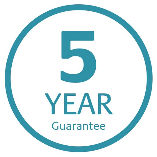 5 year guarantee