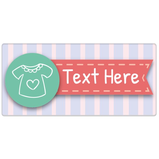 baby clothes Avery Template design for Organising