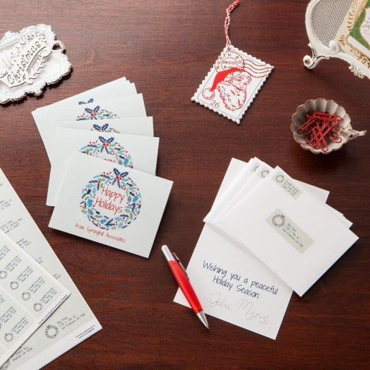 Avery Template designs for Christmas